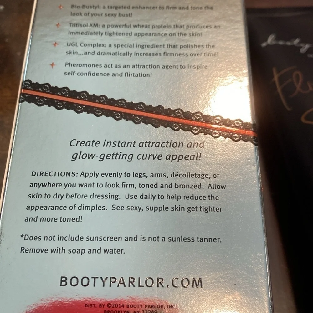 Booty Parlor Flirty Little Secret Firming Body Bronzing Cream with Pheromones